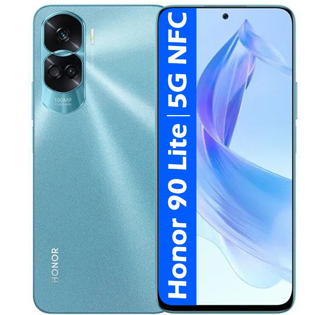 Honor Смартфон РОСТЕСТ(ЕВРОТЕСТ) Honor 90 Lite 5G NFC 8/256 ГБ, голубой