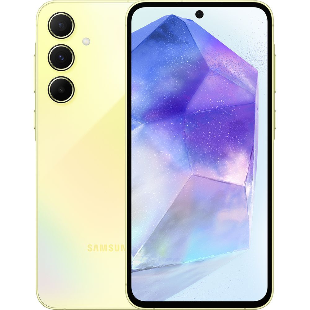 Samsung Смартфон Samsung Galaxy A55 8/128 ГБ, желтый