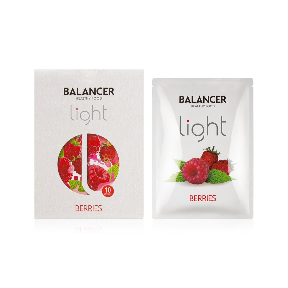 Коктейль BALANCER LIGHT со вкусом Лесные ягоды, 10 саше