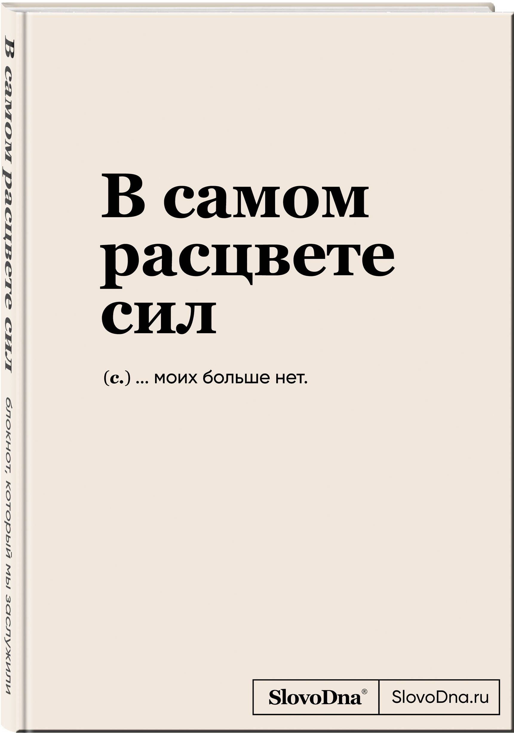 Блокнот SlovoDna. В самом расцвете сил (формат А5, 128 стр., С НОВЫМ КОНТЕНТОМ)