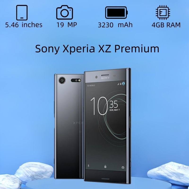 SonyСмартфонXperiaXZPremium_G8141-14/64ГБ,черный