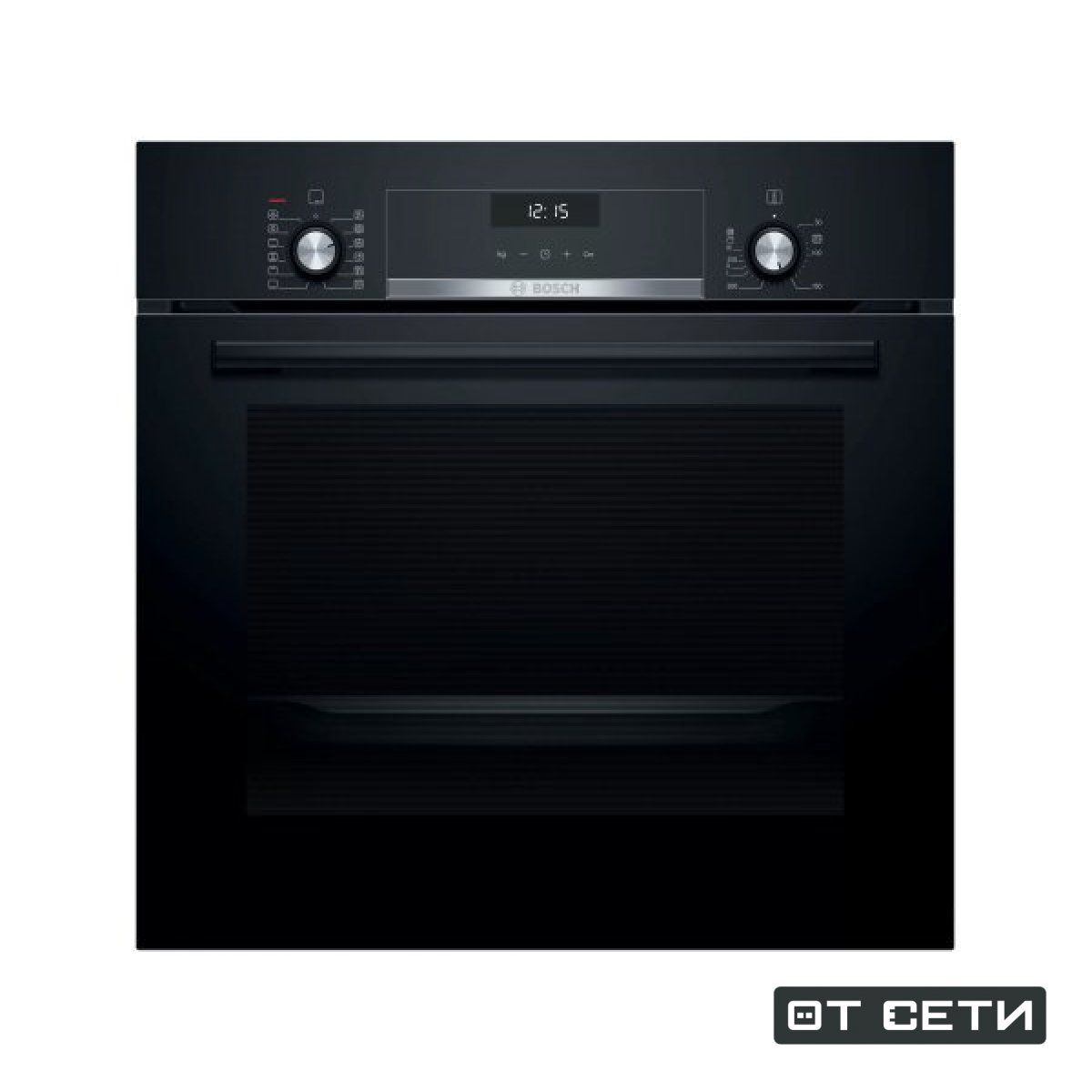 Встраиваемый электрический духовой шкаф bosch hij517yb0r black