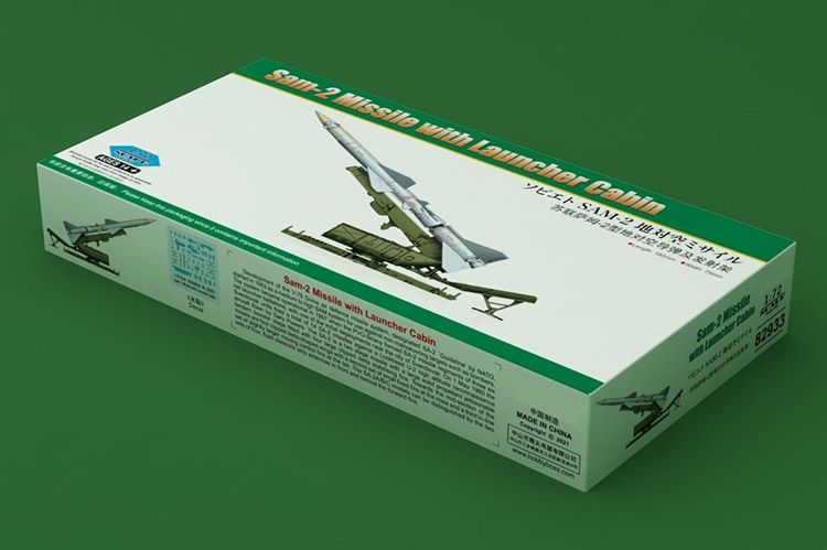 HOBBYBOSS 82933 1:72 Ракета Sam-2 с пусковой установкой кабины Автомобиль