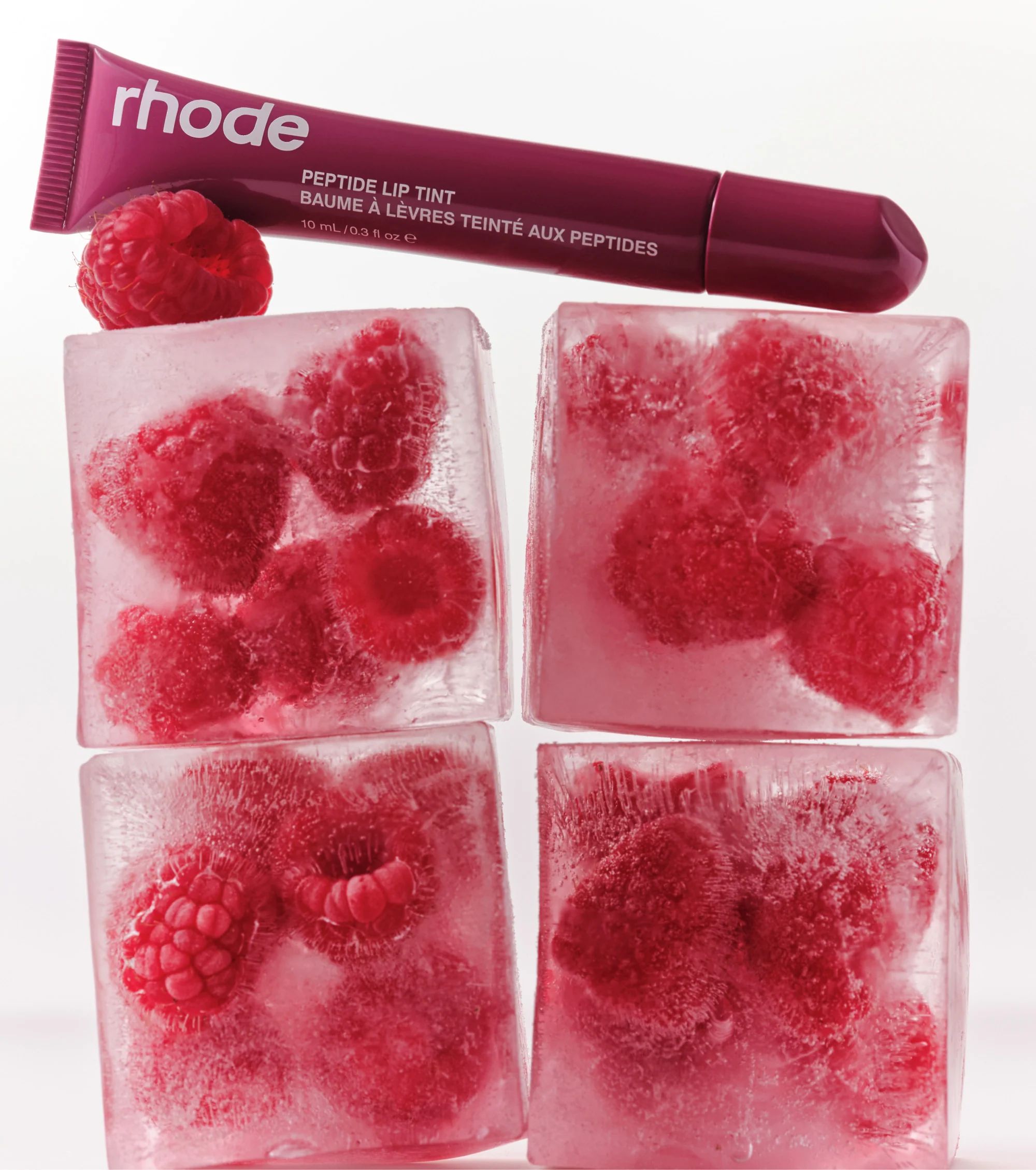 Rhode peptide lip tint Raspberry jelly блеск для губ