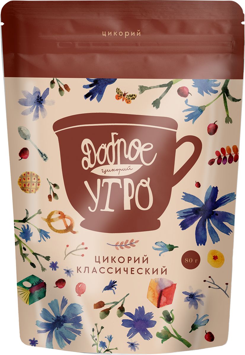 Цикорий "Классический" "Доброе утро" 80гр. 4шт.