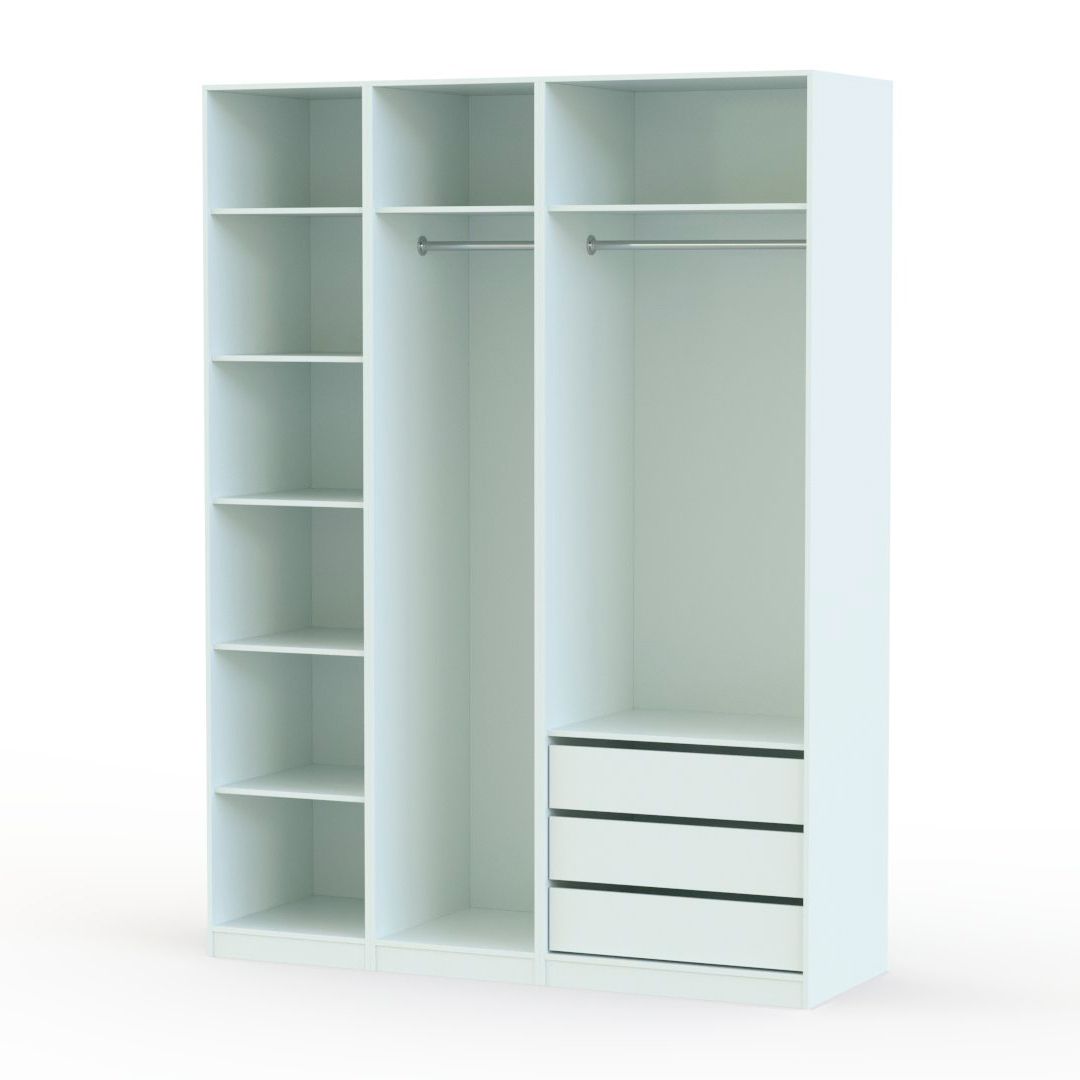 Гардеробная система BestMebel Гардеробная Пакс Pax 5_50, ЛДСП, 160x50x220 см  купить c доставкой на OZON по низкой цене (1550840170)