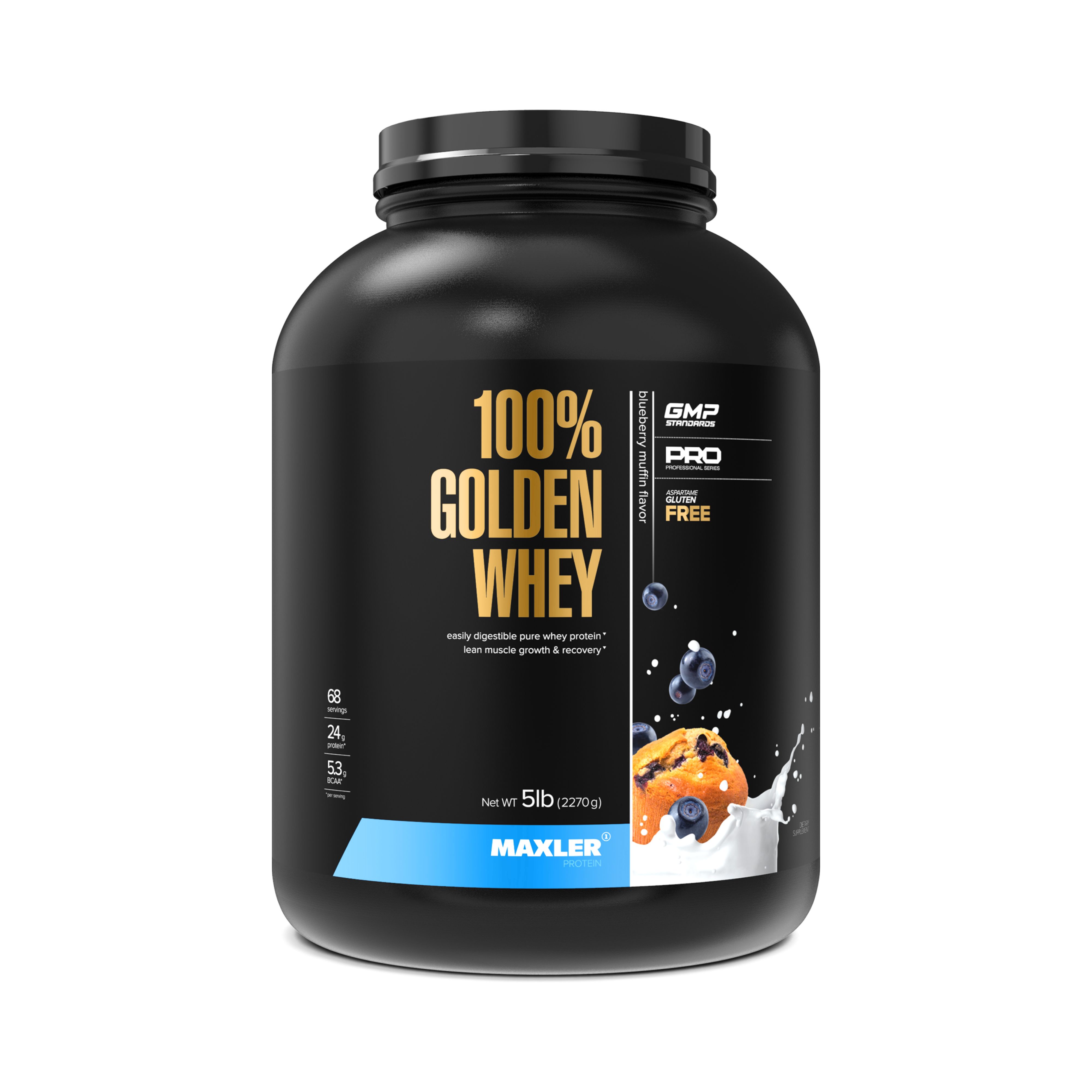 ПротеинсывороточныйMaxler100%GOLDENWHEY2270гЧерничныймаффин