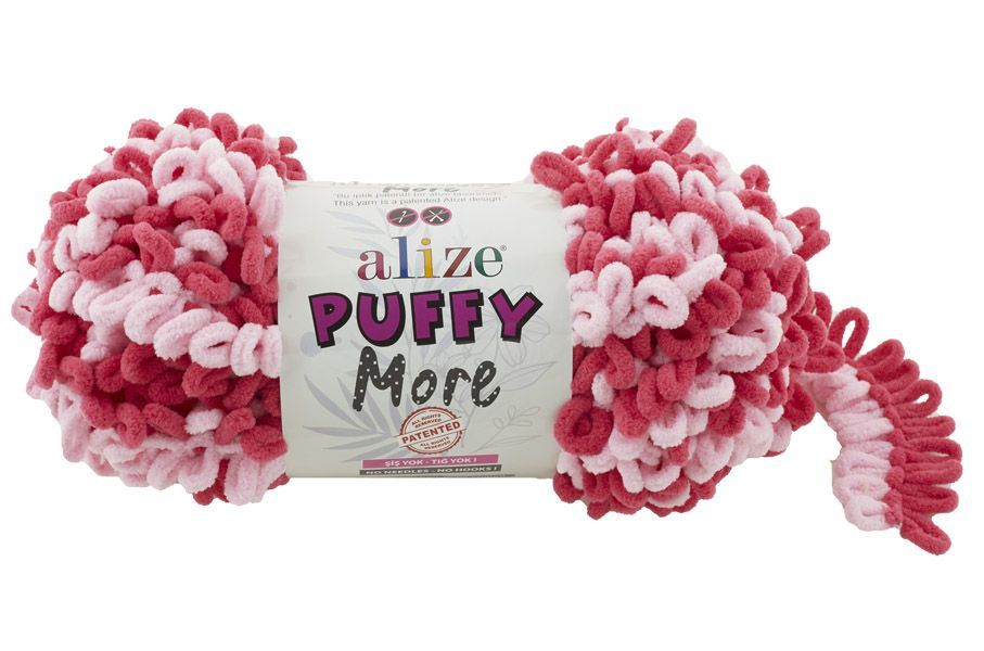 Пряжа Alize puffy more (6274). Пряжа для вязания Ализе puffy more (100% микрополиэстер). Ализе Пуффи 414. Ализе Пуффи 741.