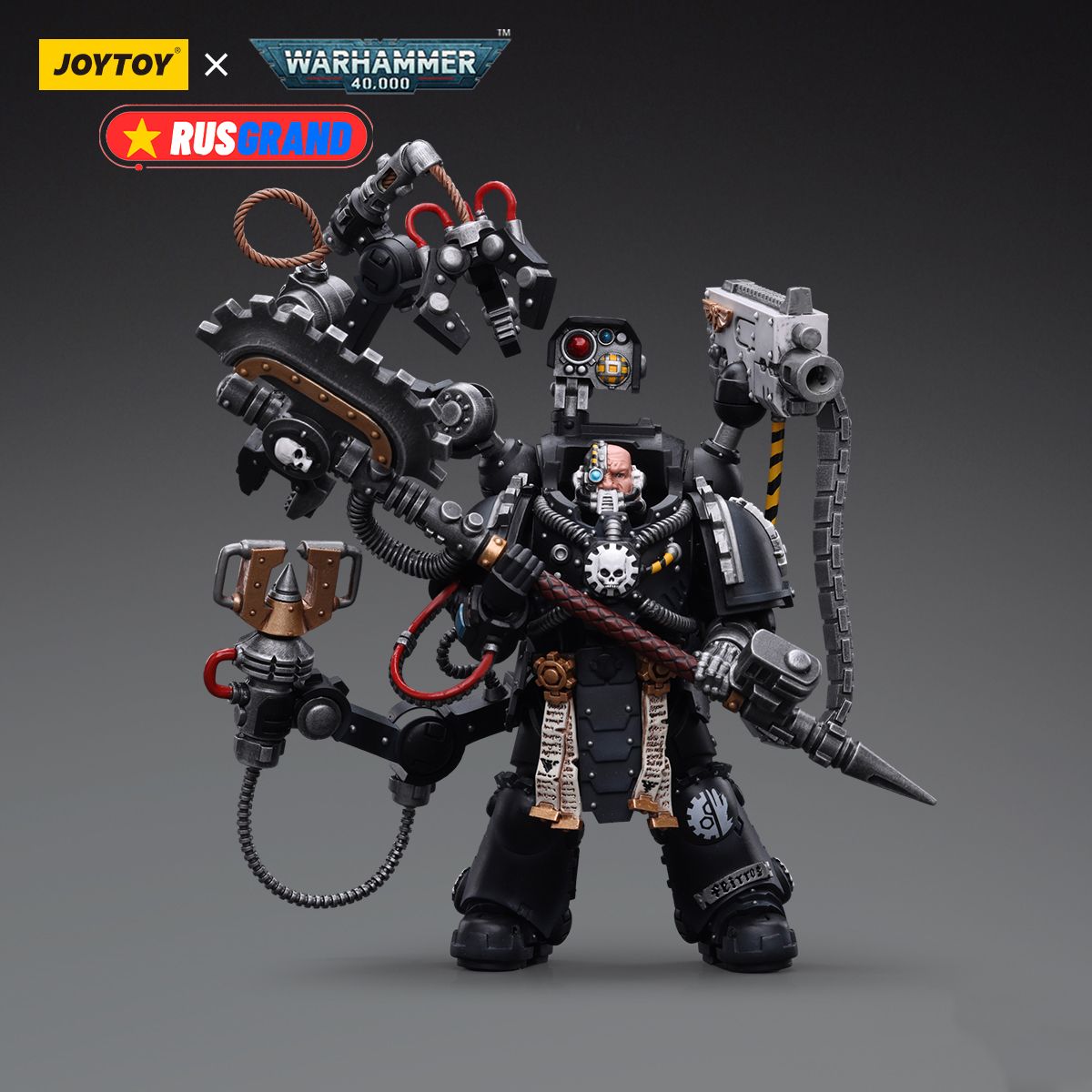 Подвижная фигурка JOYTOY Warhammer 40000 Iron Hands lron Father Feirros -  купить с доставкой по выгодным ценам в интернет-магазине OZON (1431657906)