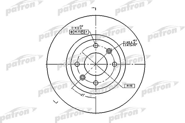 ДисктормознойPATRONPBD4183