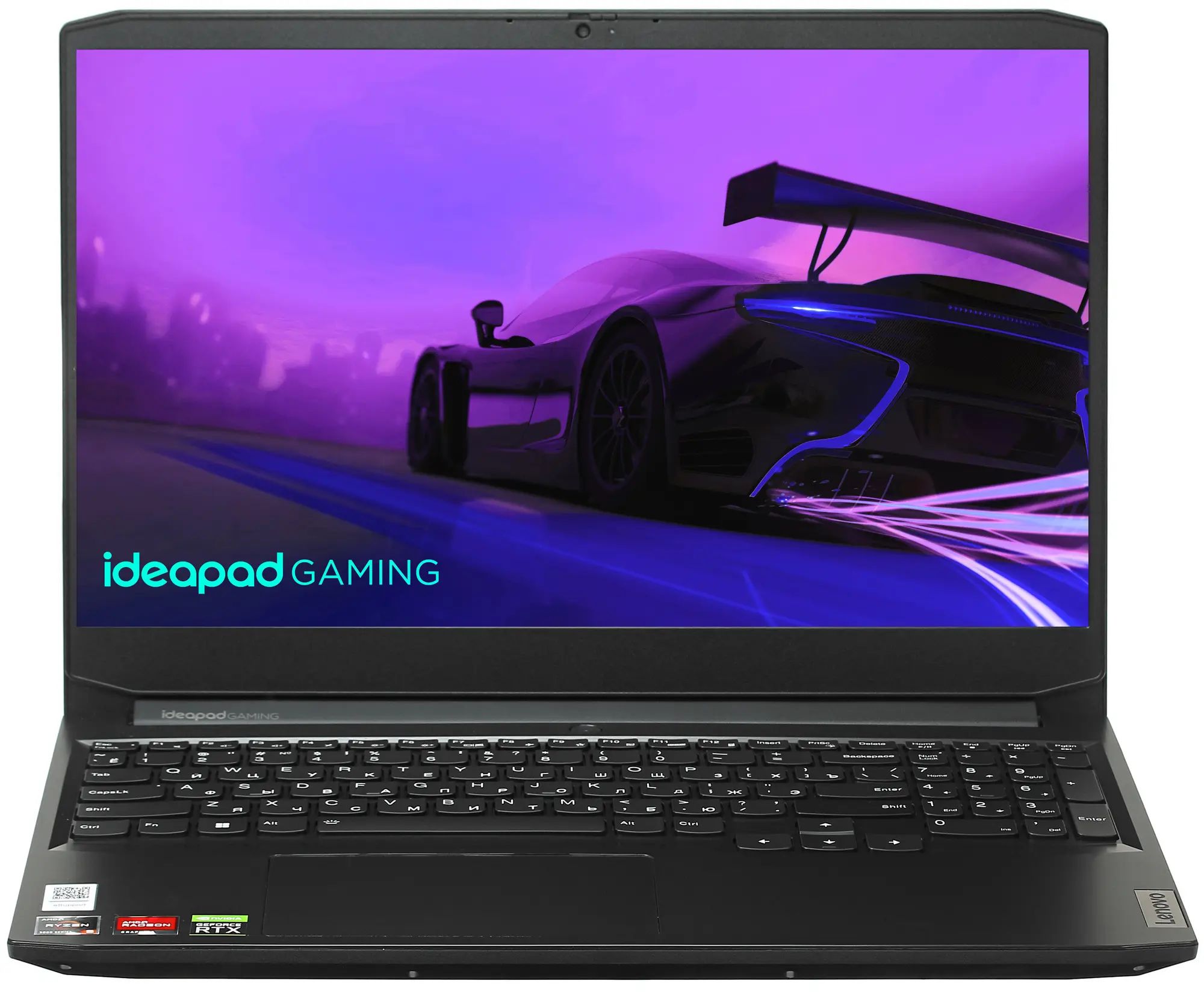 Игровой ноутбук Lenovo NOTEBOOK IP GAMING 3 CPU RYZEN 5 5500H/RAM 8GB/SSD  512GB/VGA RTX2050 4GB/15.6