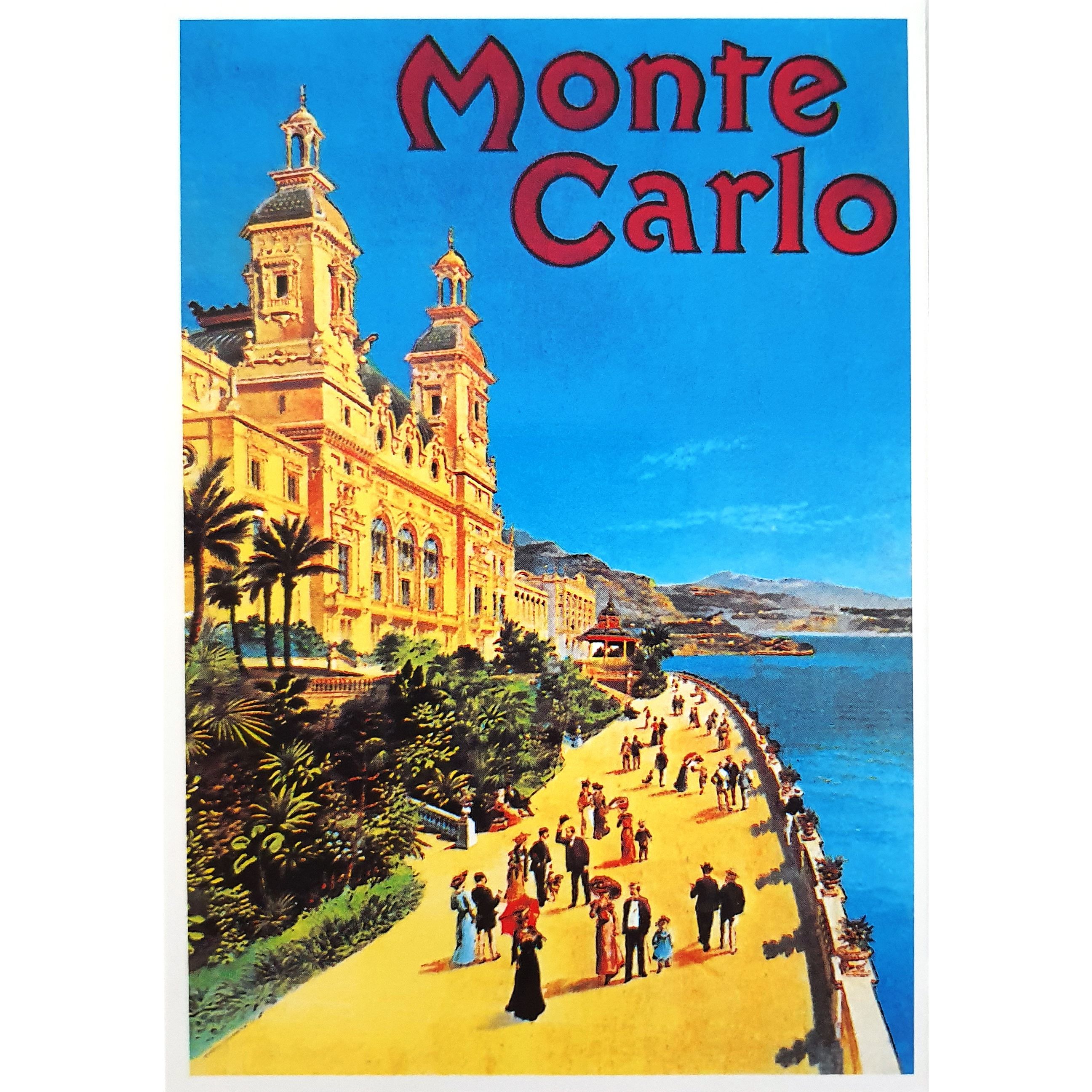 Французская открытка Monte-Carlo (Promenade)