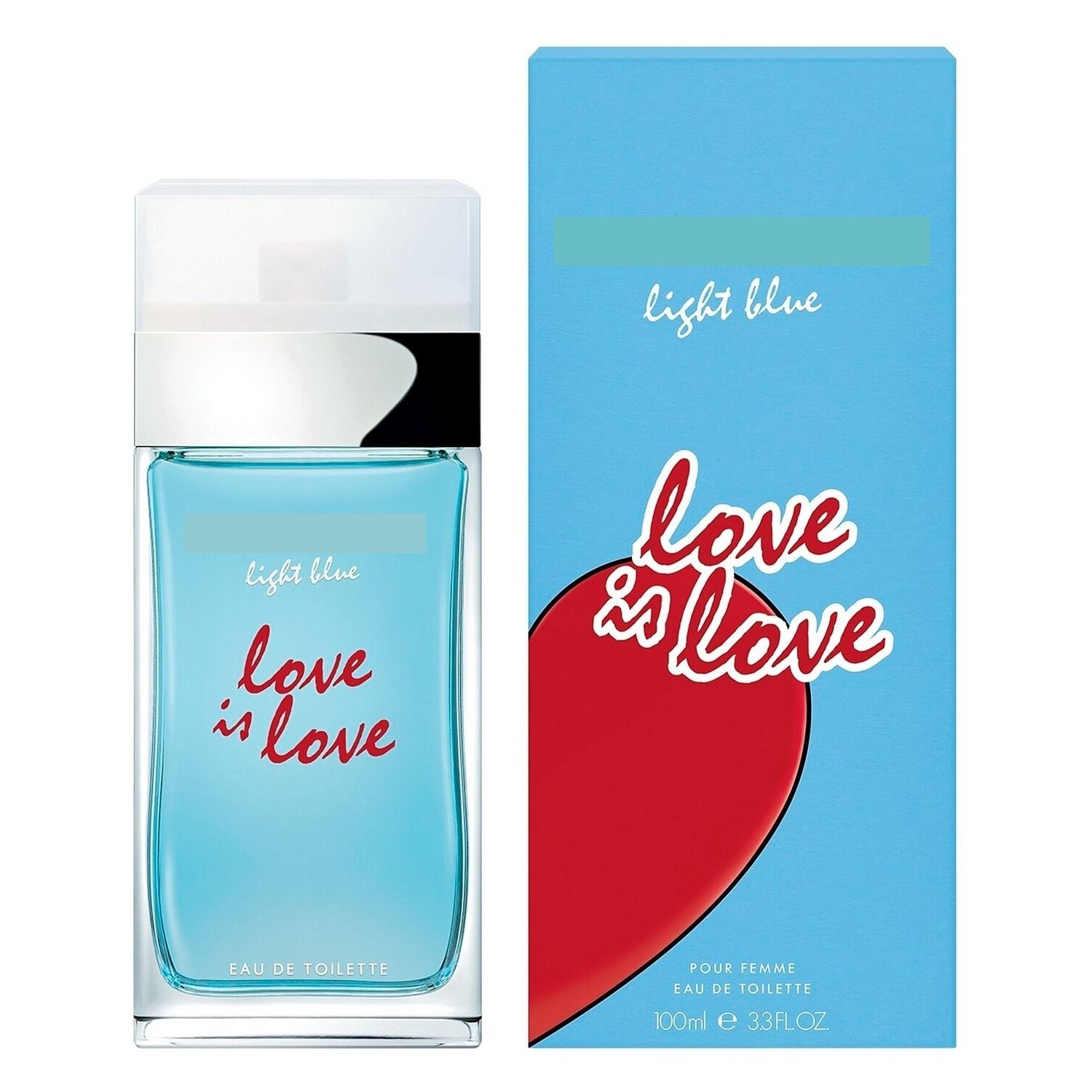 Парфюмерная женская вода LIGHT BLUE LOVE IS LOVE 100 мл