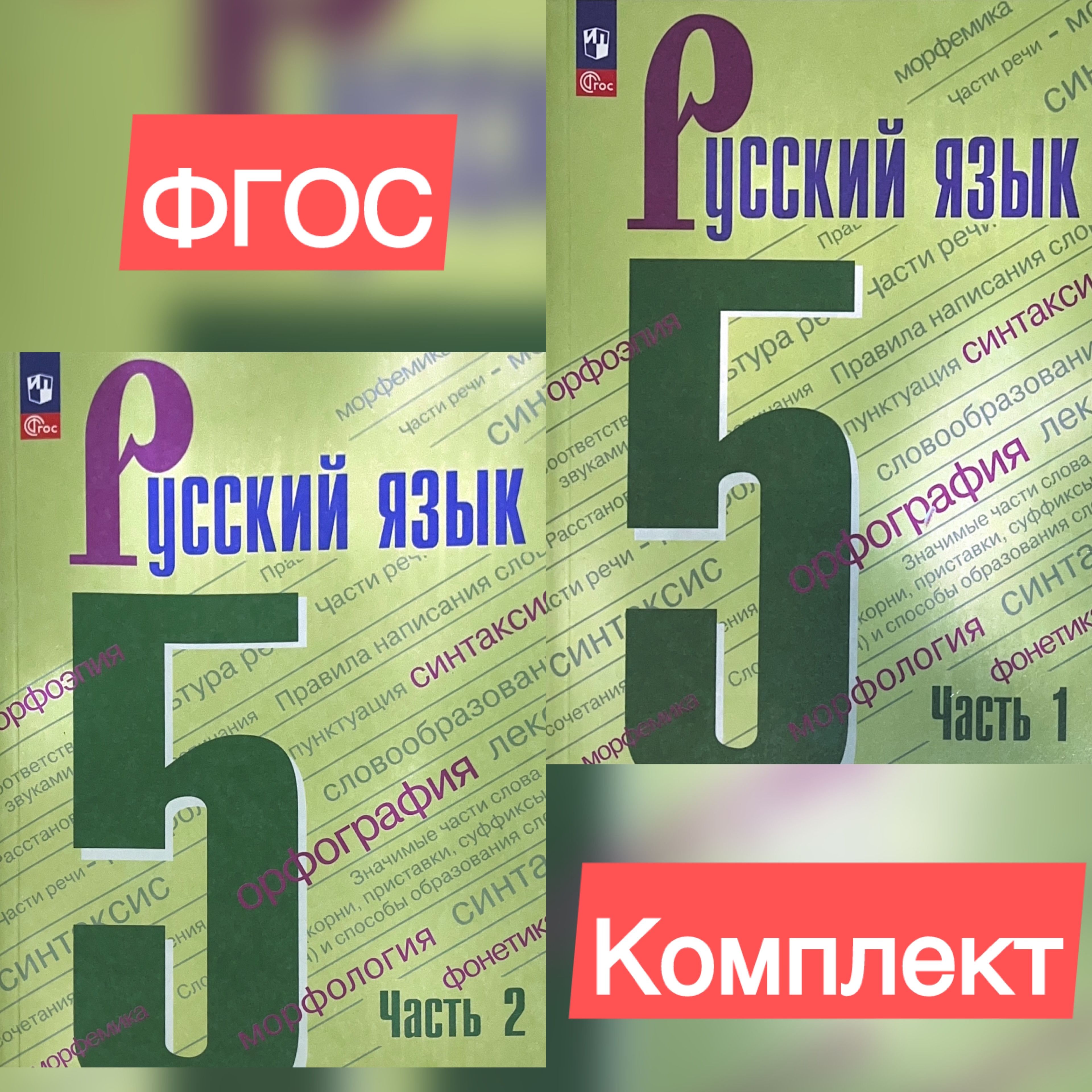 Русский язык. 5 класс. Учебник. В 2-х частях. Ладыженская, Тростенцова,  Баранов. Просвещение. | Ладыженская Т. А., Баранов Т. - купить с доставкой  по выгодным ценам в интернет-магазине OZON (816351223)