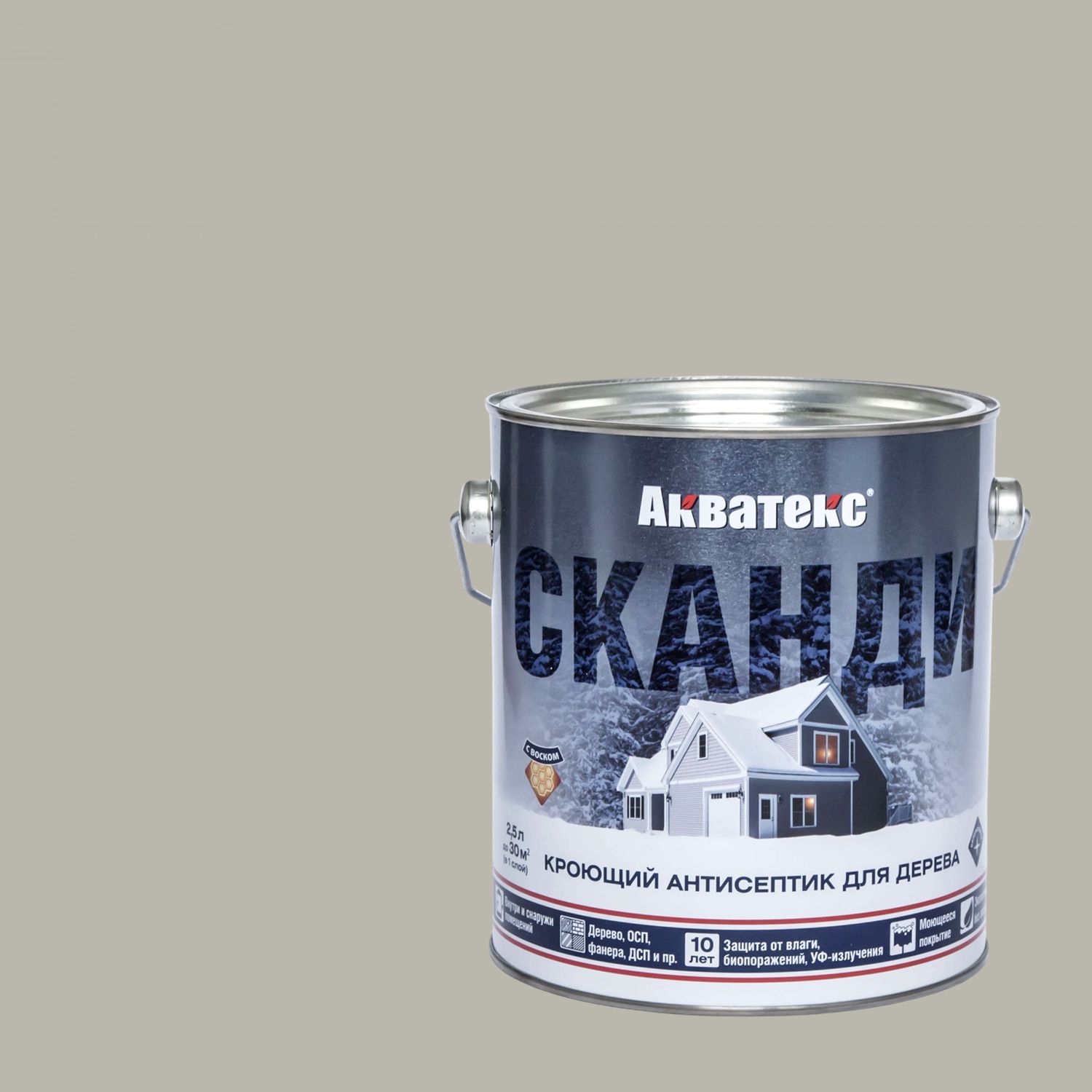 Акватекс кроющий антисептик для древесины