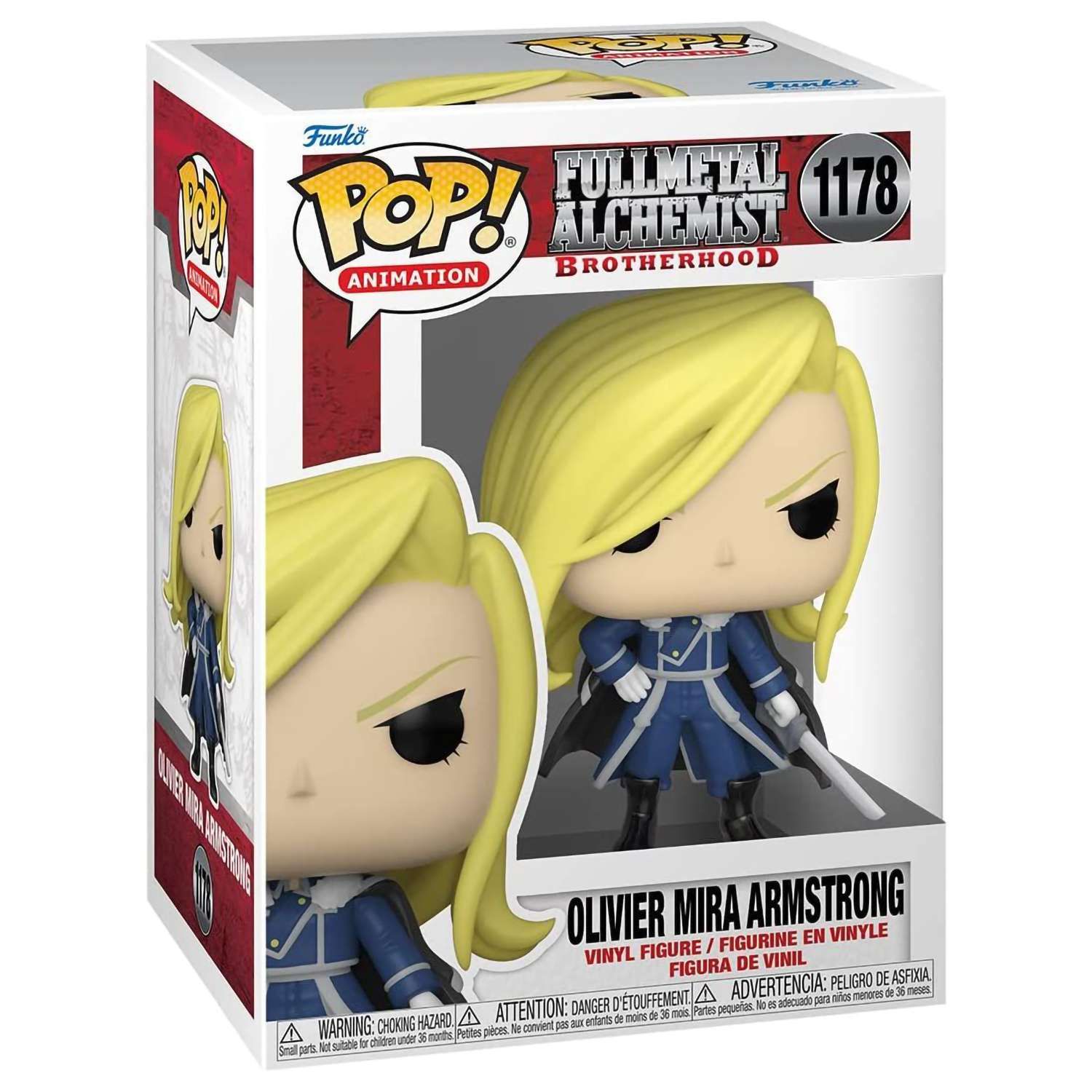 Fullmetal Alchemist Olivier store Armstrong Signed Funko Pop