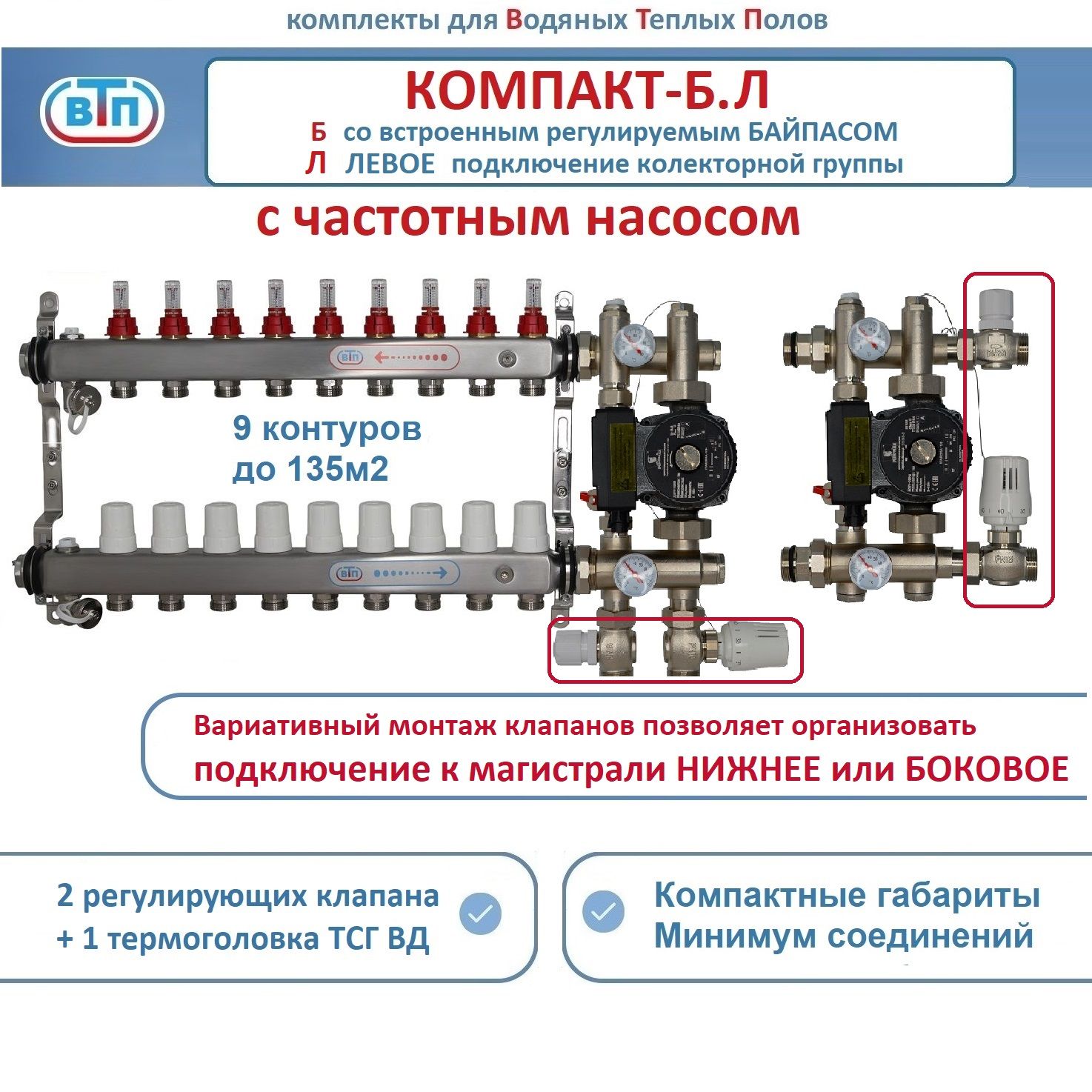 Размер шкафа для коллектора теплого пола на 6 контуров