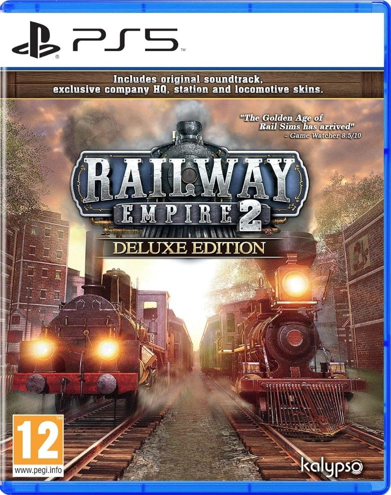 Игра Railway Empire 2 - Deluxe Edition (PlayStation 5, Русские субтитры)