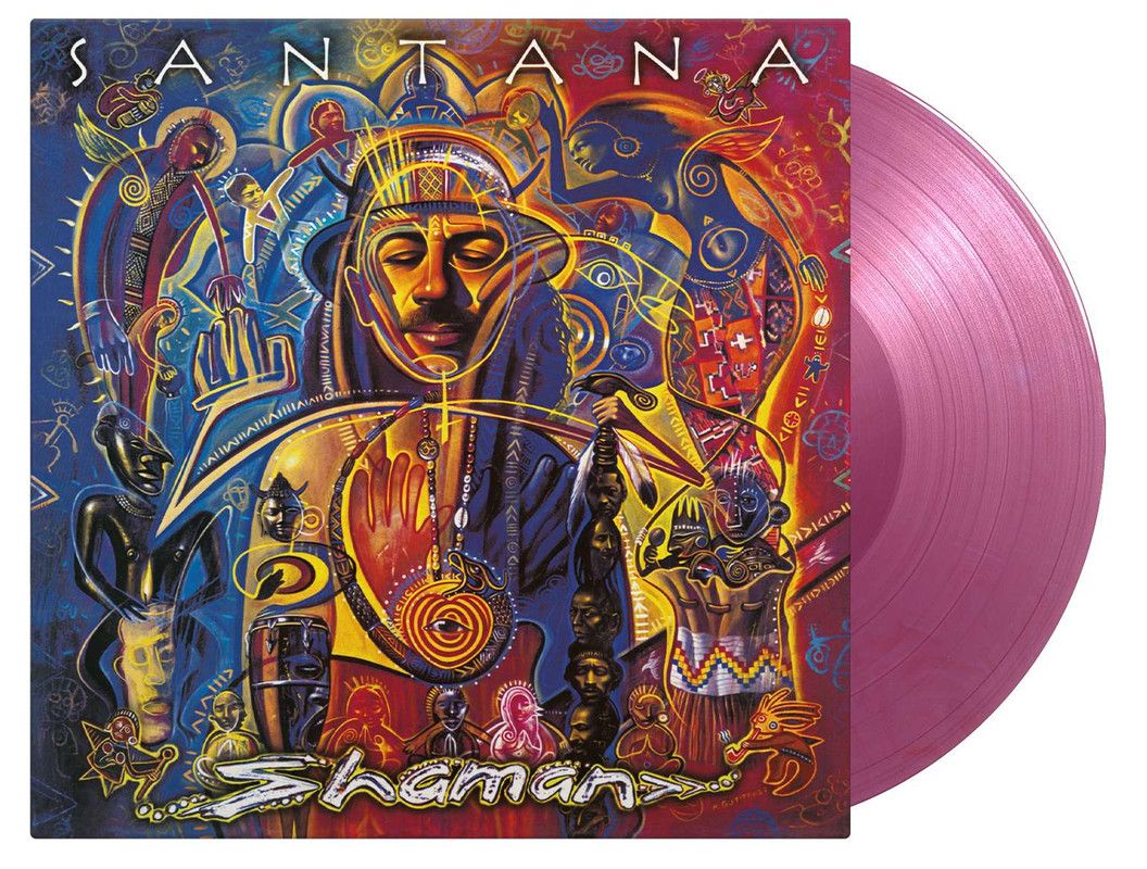 Винилмай2024SANTANA,Shaman#101,2LP,PurpleTransparent,новаязапечатаннаяпластинка