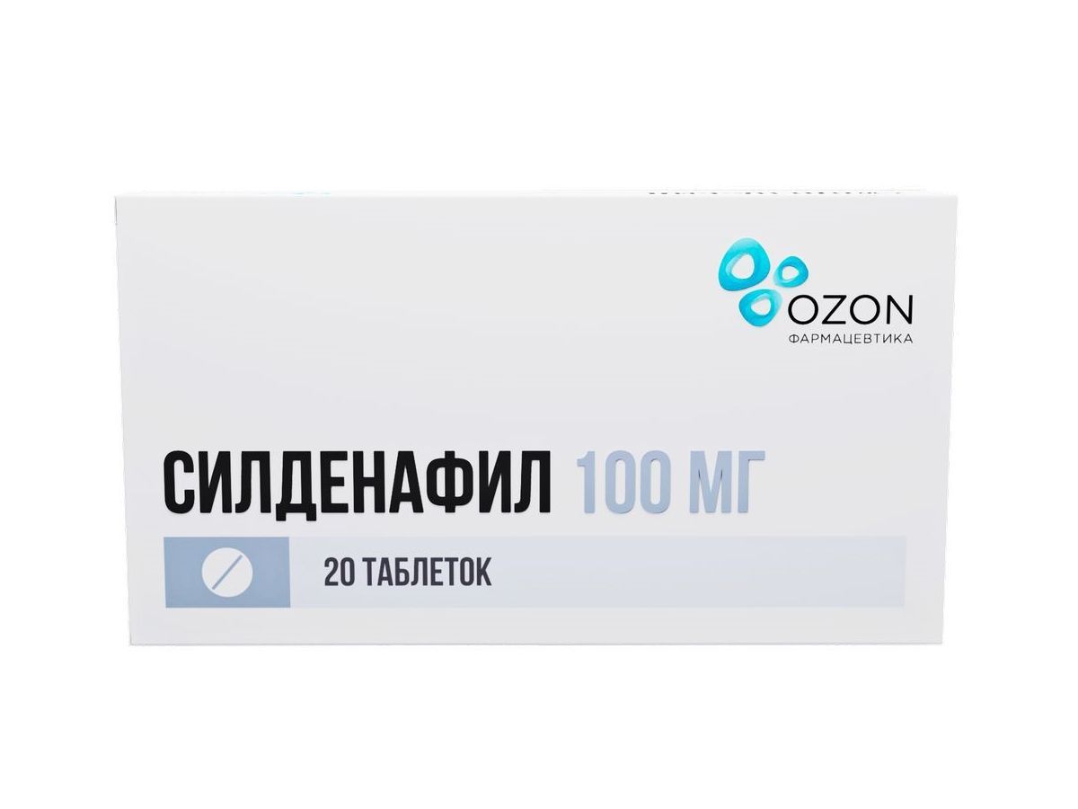 Лекарственное средство рецептурное Силденафил, бренд ОЗОН Фармацевтика По  рецепту, Таблетка 2 - купить в интернет-аптеке OZON (1171533092)