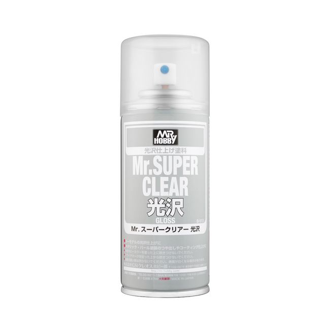 Лак Mr.Hobby Mr. Super Clear Gloss, глянцевый, аэрозоль, B-513