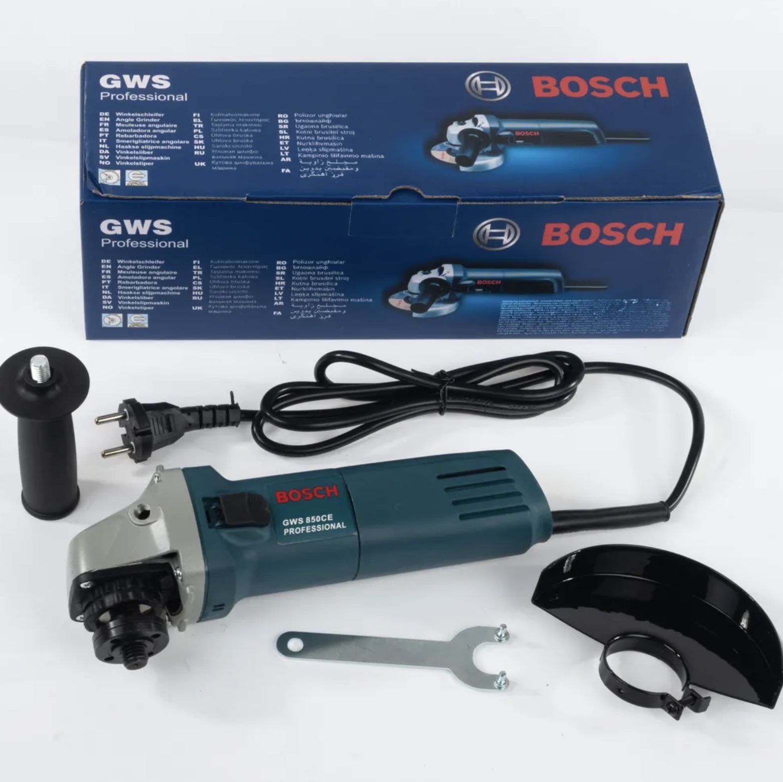 Ушм BOSCH GWS 850W CE 125мм 850Вт, ушм с регулировкой оборотов, болгарка 125 по металлу по дереву