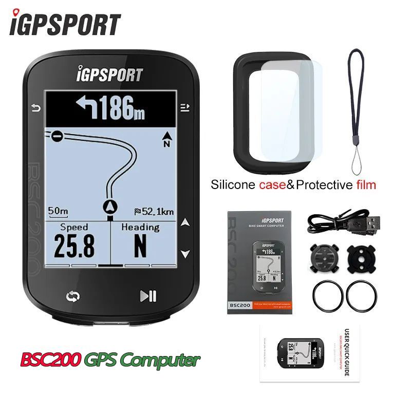 IGPSPORT BSC200 GPS Беспроводной Bluetooth Велокомпьютер