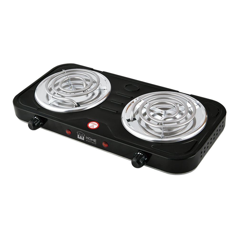 Плитка электрическая настольная HOME ELEMENT HE-HP720B, 2 конфорки, d14, черный купить на OZON по низкой цене (1621201828)