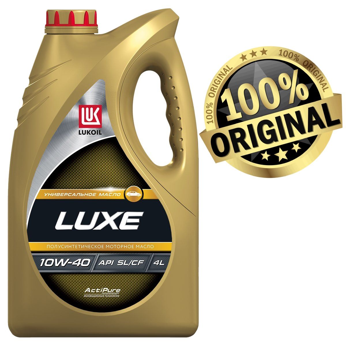 ЛУКОЙЛ(LUKOIL)LUXE10W-40Масломоторное,Полусинтетическое,4л