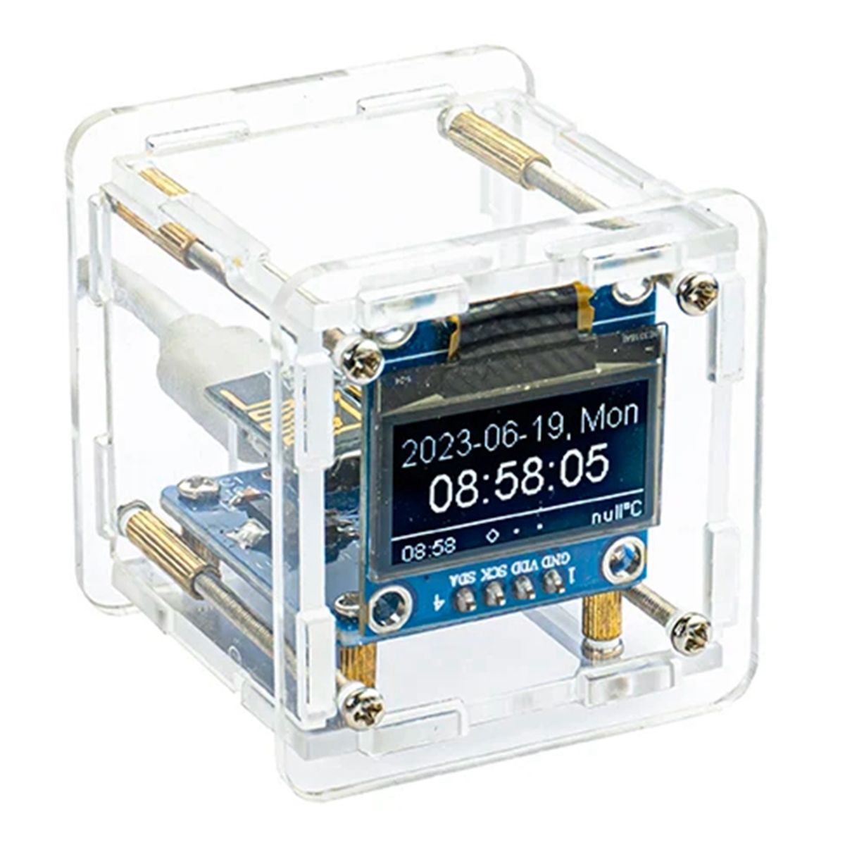 DIYWeatherClockKitWIFIМодульИнтернетвещейВремя