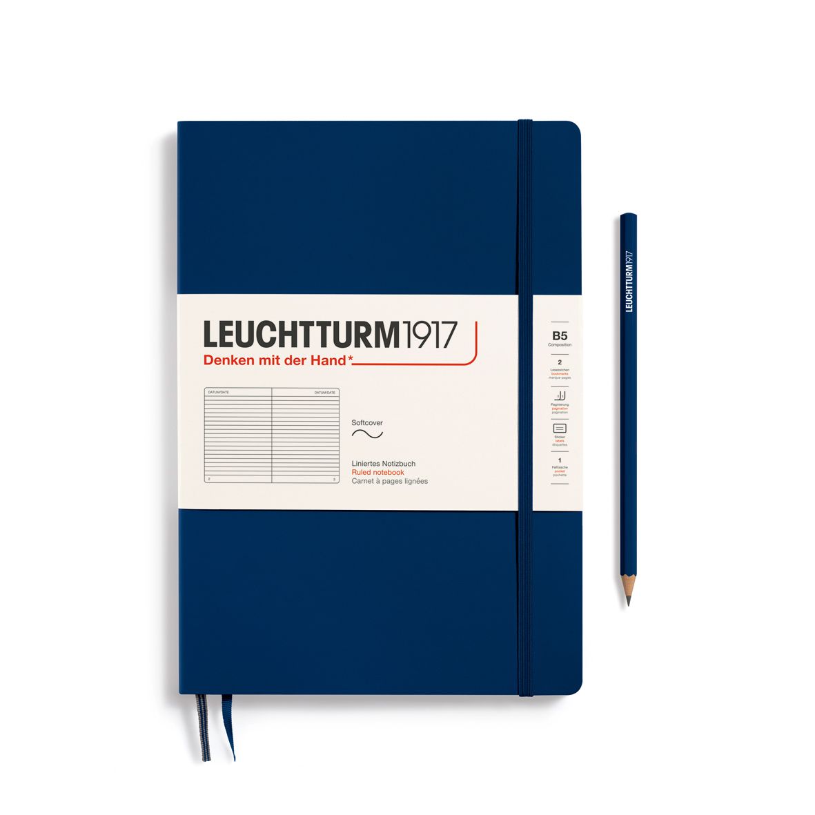 Leuchtturm1917 Записная книжка B5 (17.6 × 25 см), листов: 60