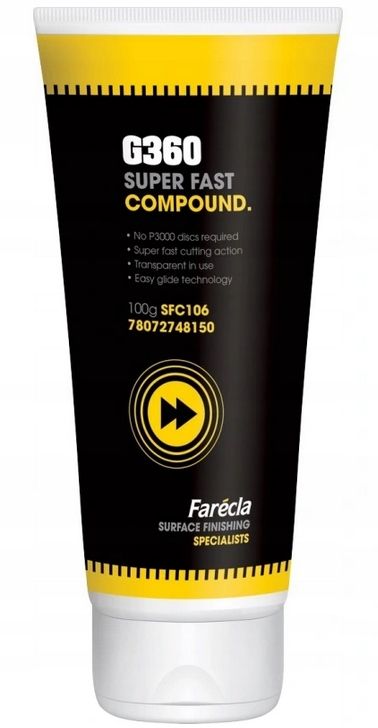 Farecla SFC106 G360 Super Fast Compound 100гр. быстрая полировальная паста