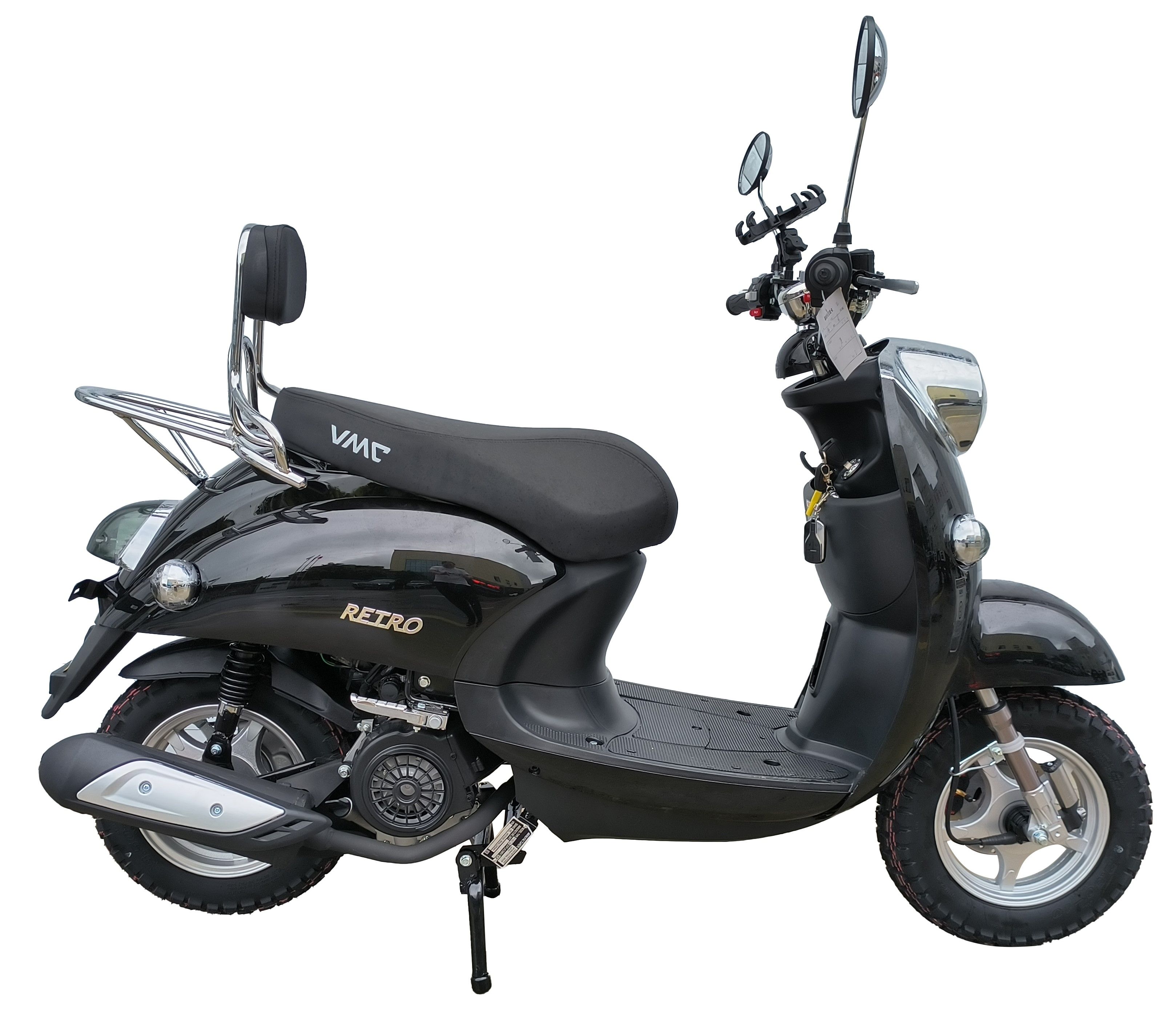 Скутер VMC VENTO RETRO 150 куб.см.(49) черный/схож с Yamaha Vino/без ПТС купить на OZON по низкой цене (1635095765)
