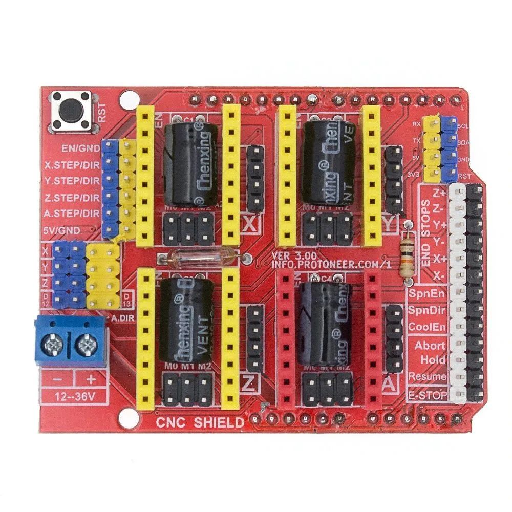 ПлатарасширенияCNCV3ShieldдляArduinoUnoМодульрасширениядляЧПУ.Товаруцененный