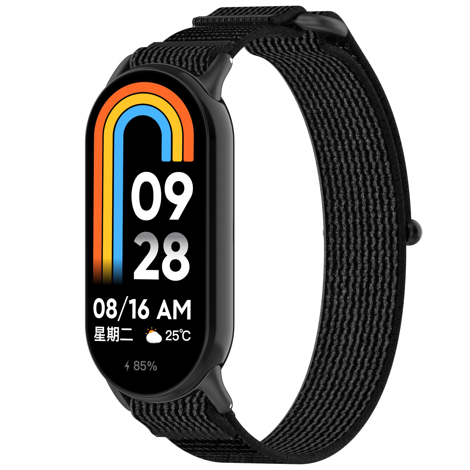 ПлетеныйнейлоновыйремешокдляXiaomiMiBand98