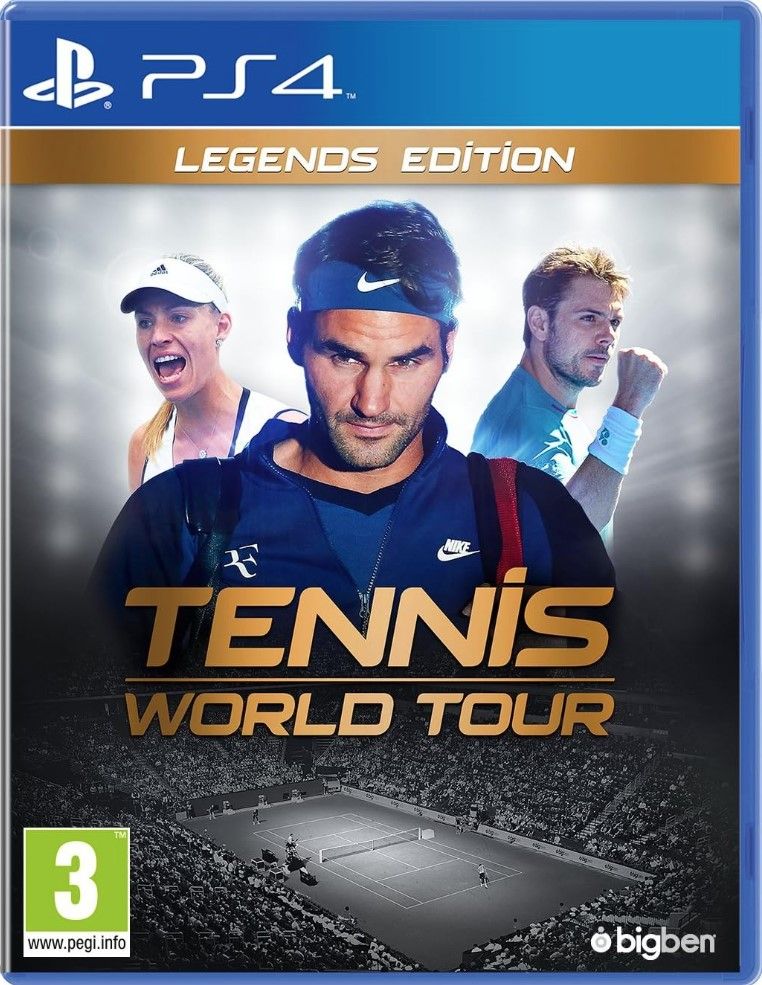 Игра Tennis World Tour - Legends Edition (PlayStation 4, Русские субтитры)