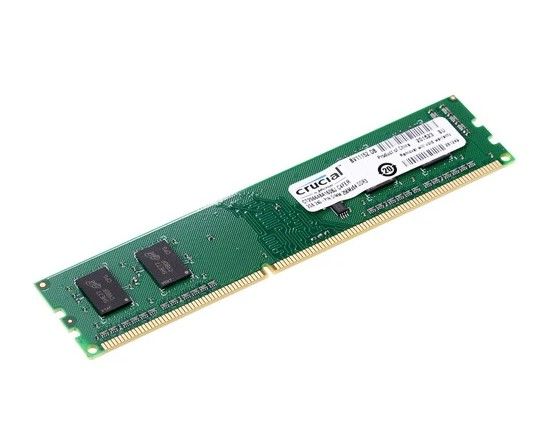 CrucialОперативнаяпамятьдлякомпьютераDDR3PC128001600Mhz1x2ГБ(МодельCT25664BA160BJ)