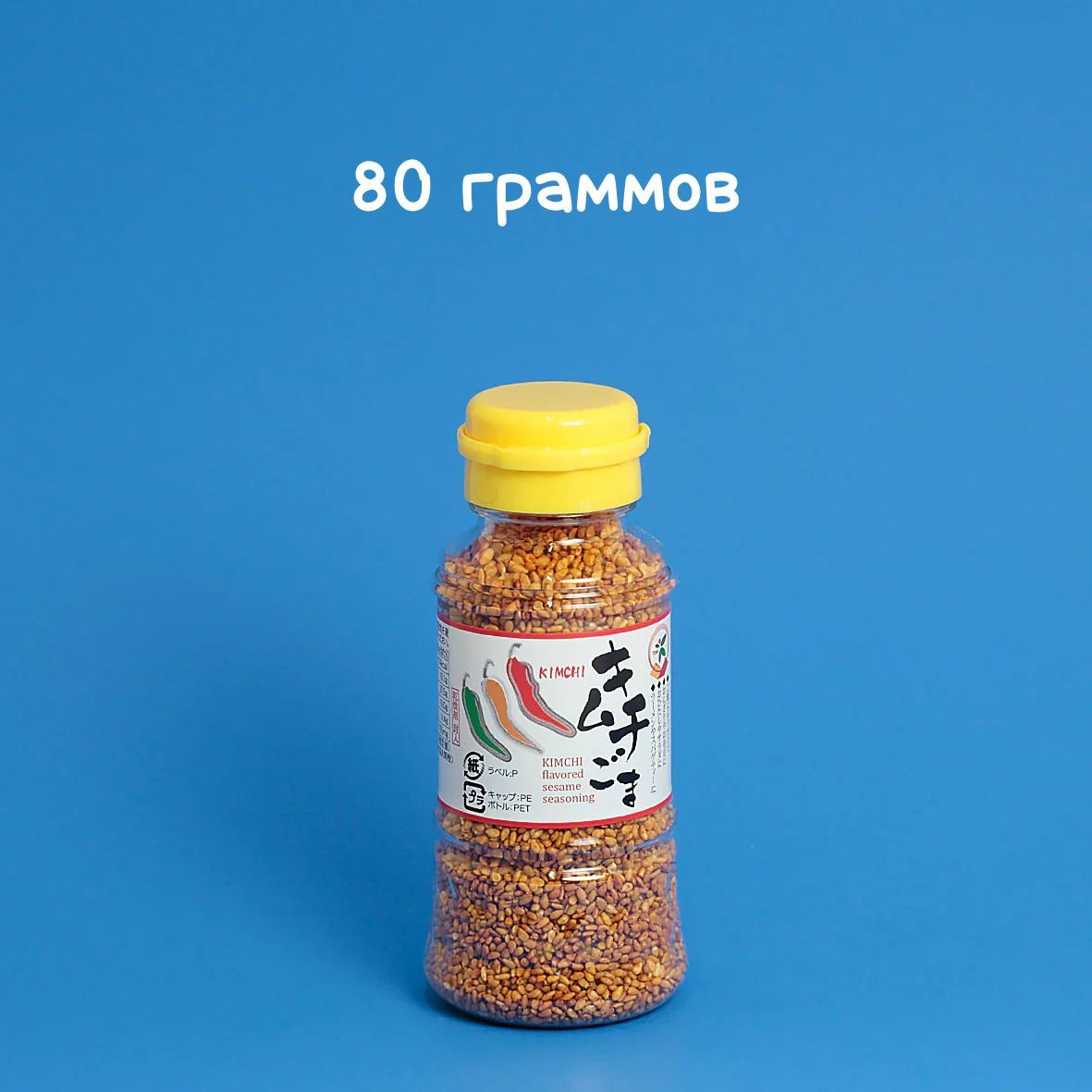 Кунжут японский со вкусом Кимчи, 80 г, Tohoshyokuhin