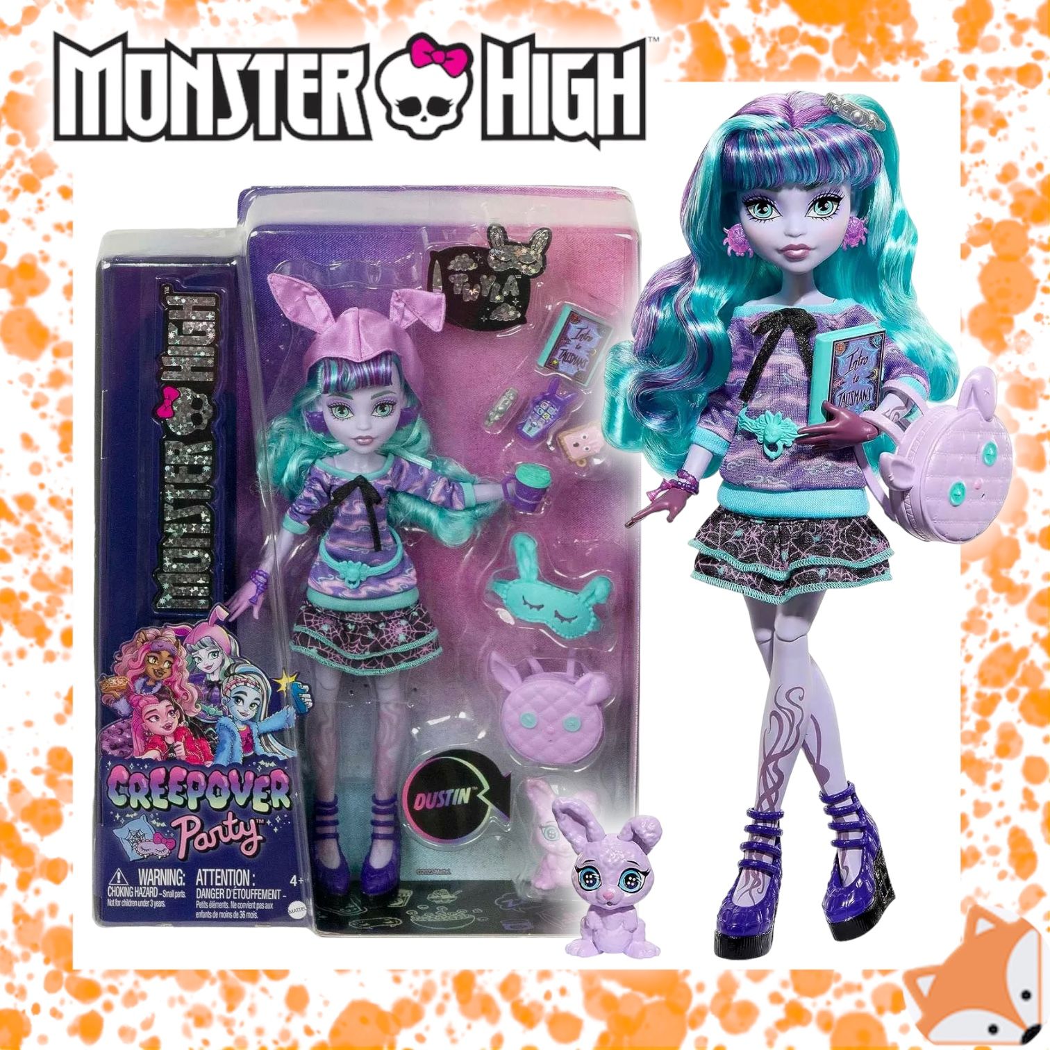 КуклаMonsterHighTwylaМонстрХайПижамнаявечеринкаТвайлаHLP87