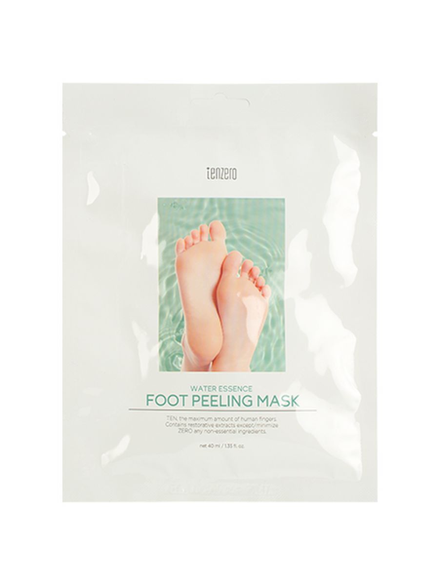 Увлажняющая маска-носочки для ног TENZERO WATER ESSENCE FOOT PEELING MASK 40мл