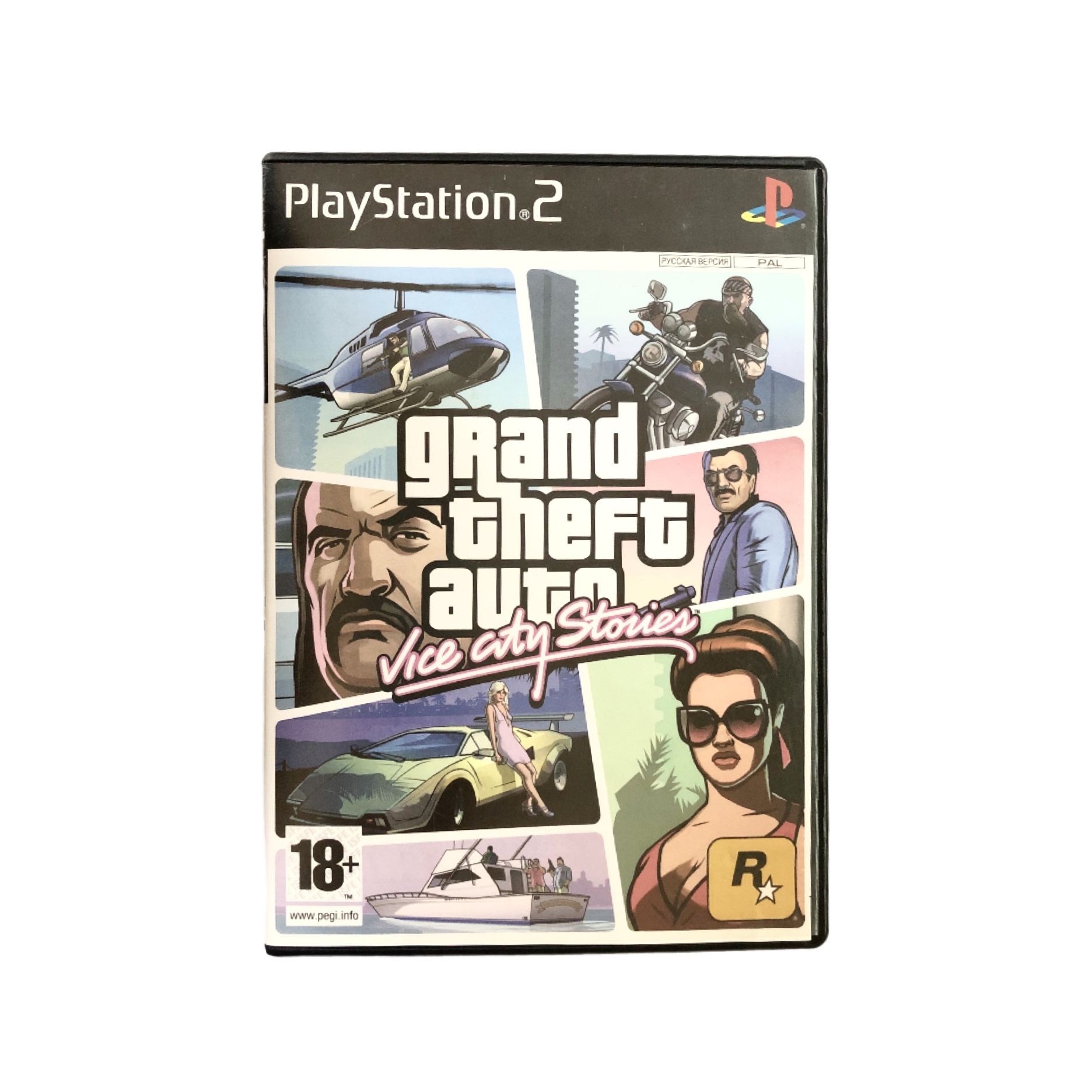 Игра Игра PS 2 DVD Grand Theft Auto (GTA) Vice City Stories - Action, Adventure, Rockstar, 2006 (PlayStation 2, Русская версия)