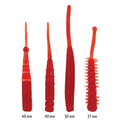 Набор твистеров Akara Mini Worms 1 204 (12 шт.)