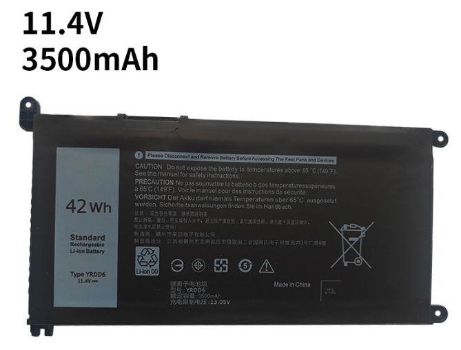 Аккумулятор для ноутбука Dell Vostro 3500 3400 , Inspiron 3583 3584 3593 , Latitude 3400 / YRDD6 - батарея ORG 3500mAh