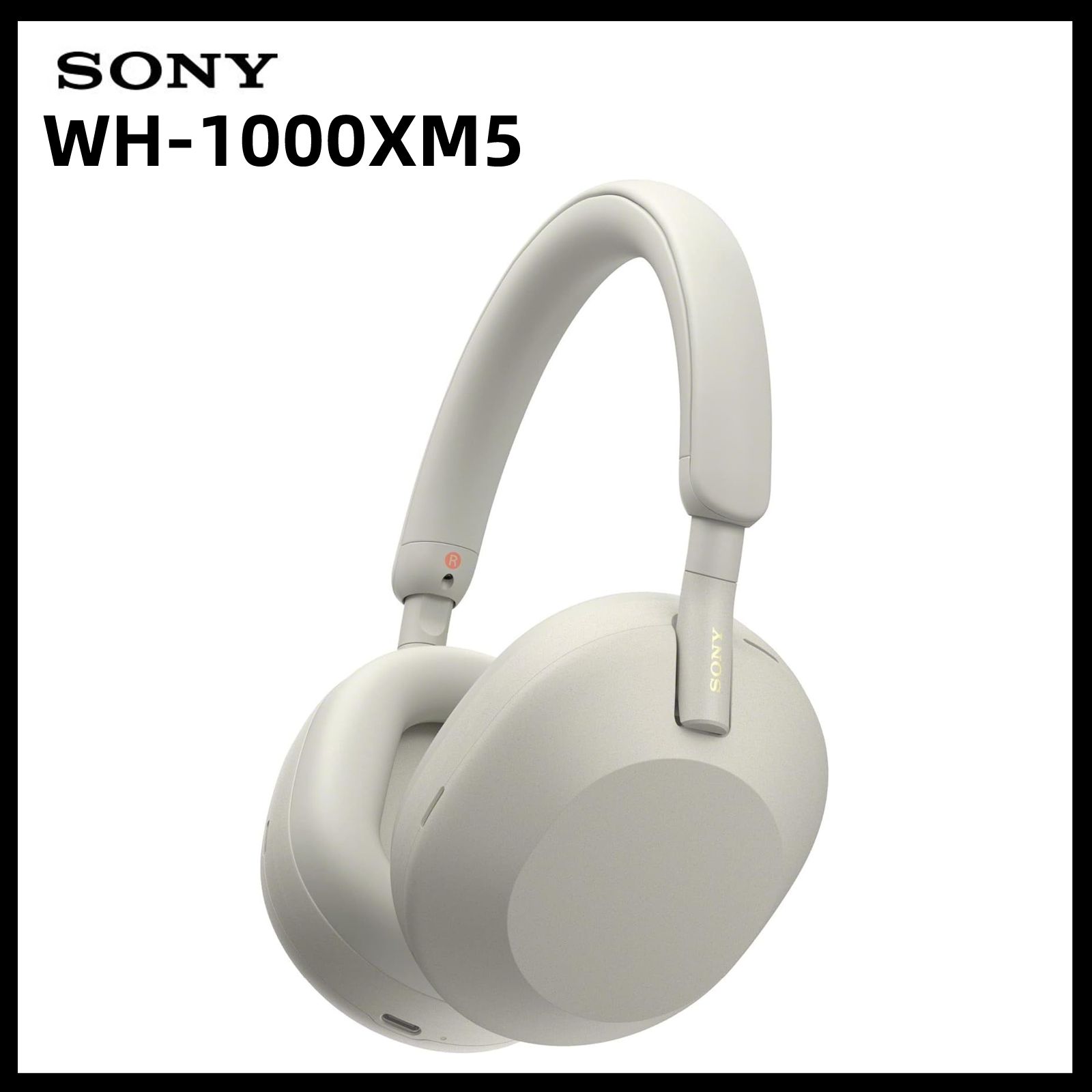 SonyНаушникибеспроводныесмикрофономSonyWF-1000XM5,Bluetooth,USBType-C,серебристый