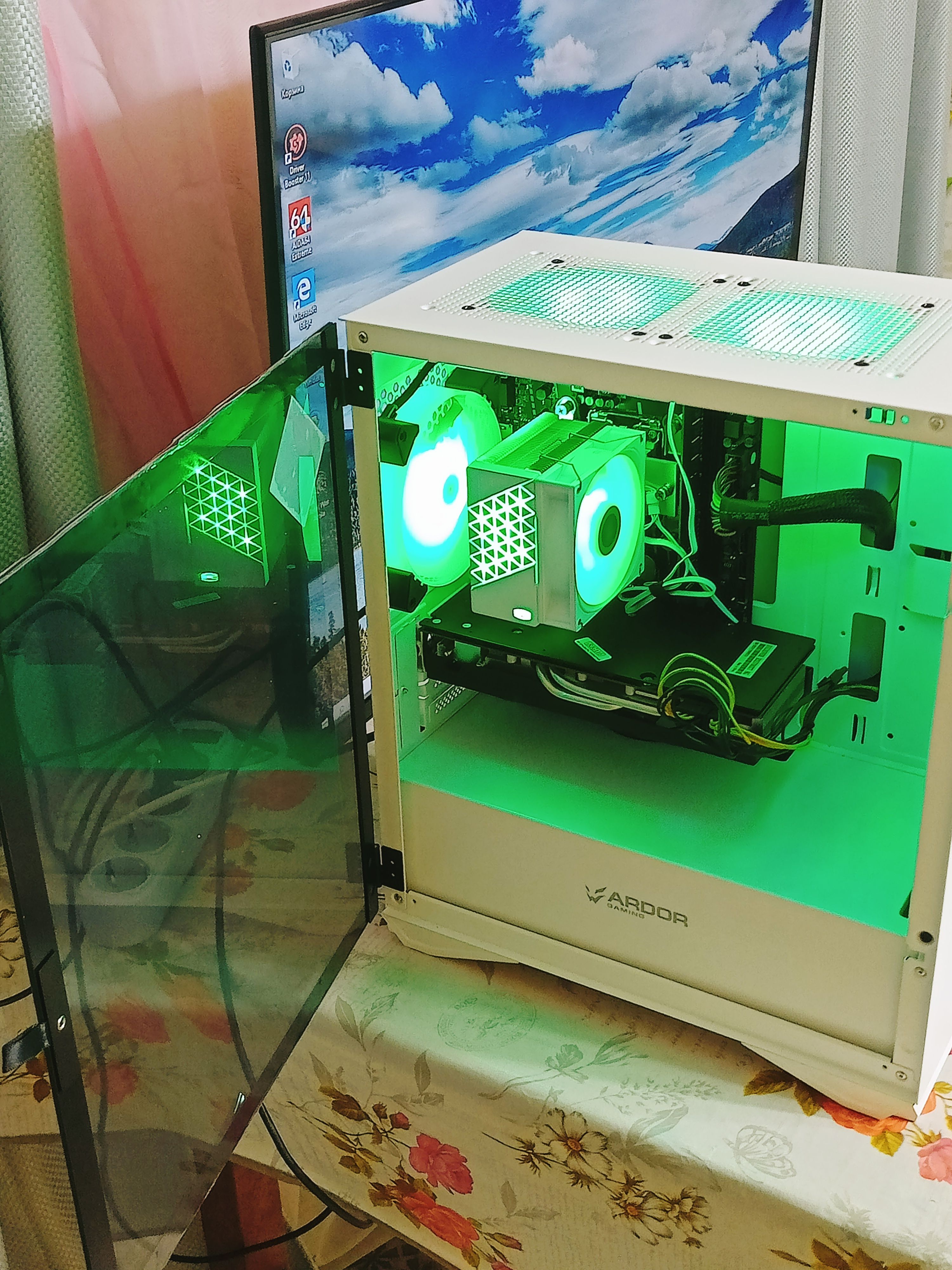 СистемныйблокКибертех(IntelCorei5-11400F,RAM16ГБ,SSD1000ГБ,NVIDIAGeForceRTX4060(8Гб),),белый