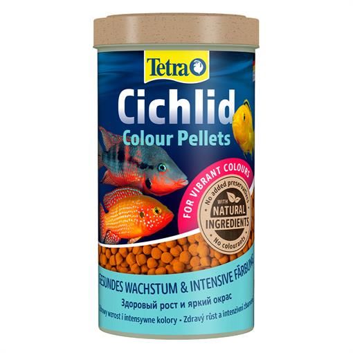 Корм для рыб Tetra Cichlid Colour Pellets 500мл