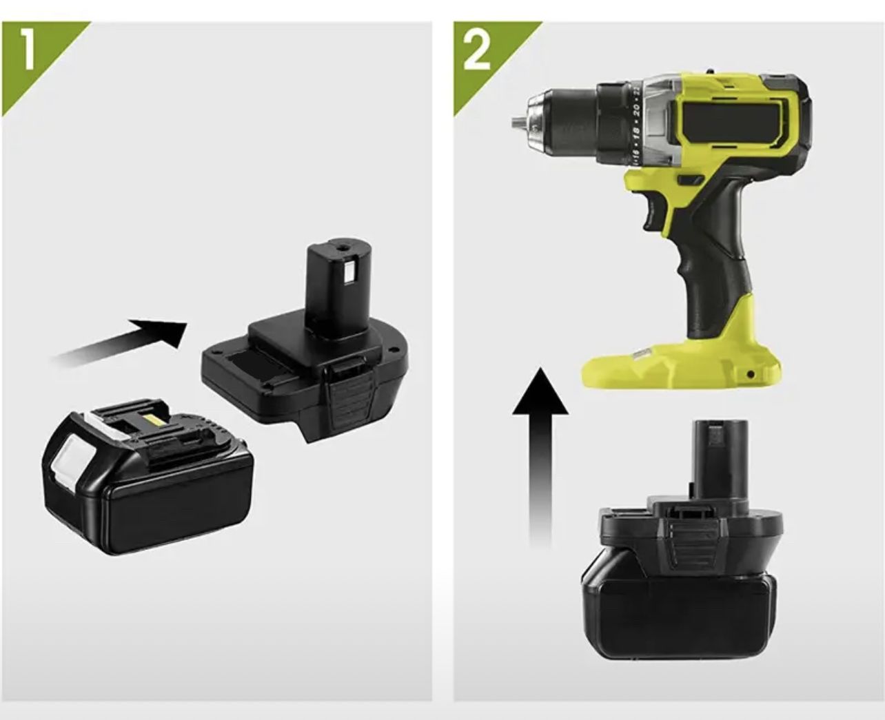 ПереходникподАКБMakita18VLXTдляинструментаRyobi18V