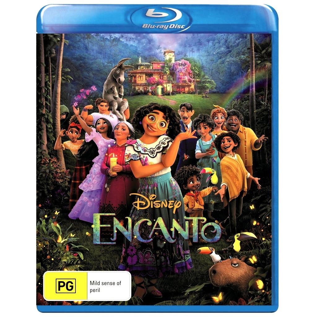 Disney. Энканто. Blu-ray. Мультфильм 2021 года. Мюзикл, фэнтези, комедия, семейный.