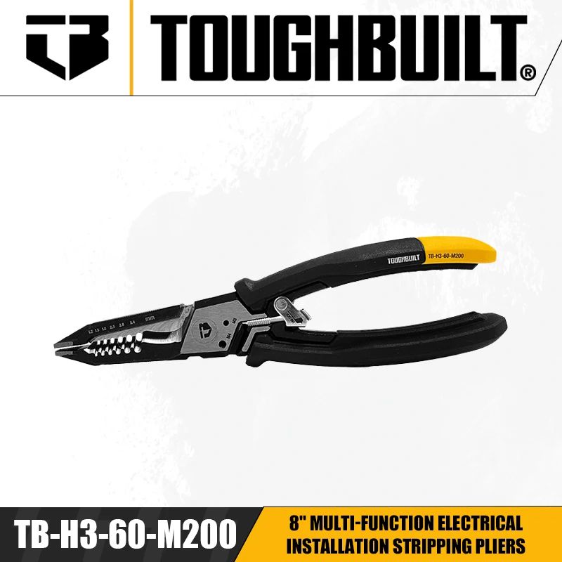 TOUGHBUILTTB-H3-60-M2008"Многоцелевыеплоскогубцысзаостреннымносом