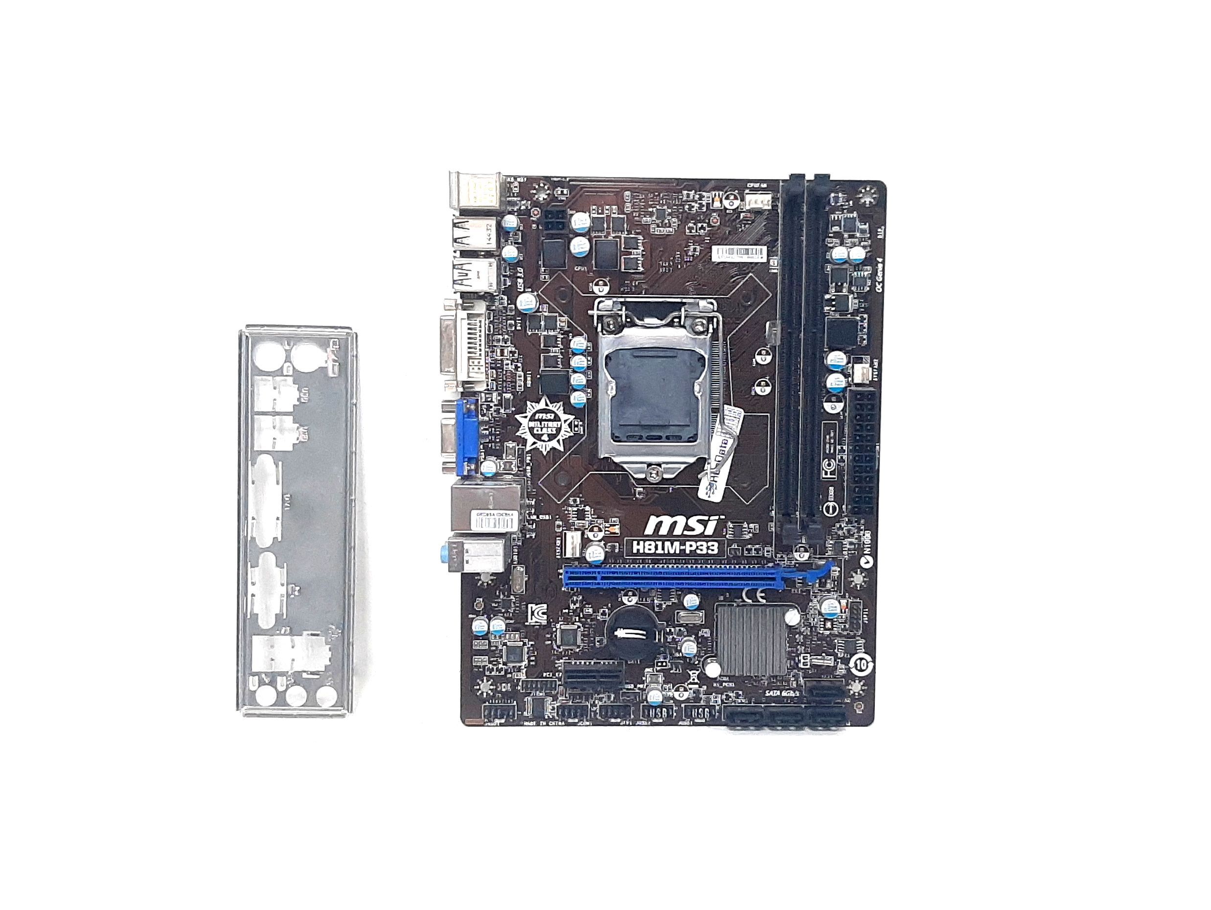 МатеринскаяплатаLGA1150MSIH81M-P33MS-7817